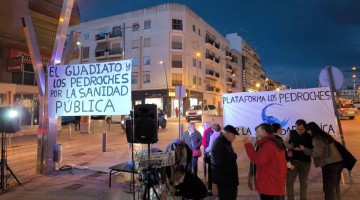 Imagen de la última concentración. Foto: Plataforma Los Pedroches por la sanidad pública