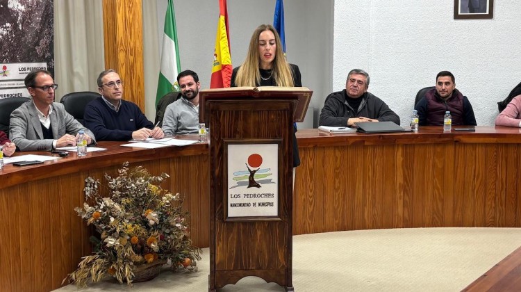 Celia Valverde en su jura del cargo