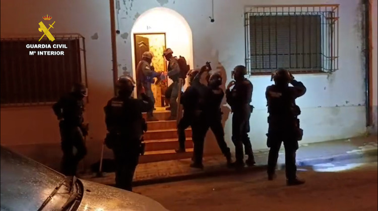 Imágenes del operativo