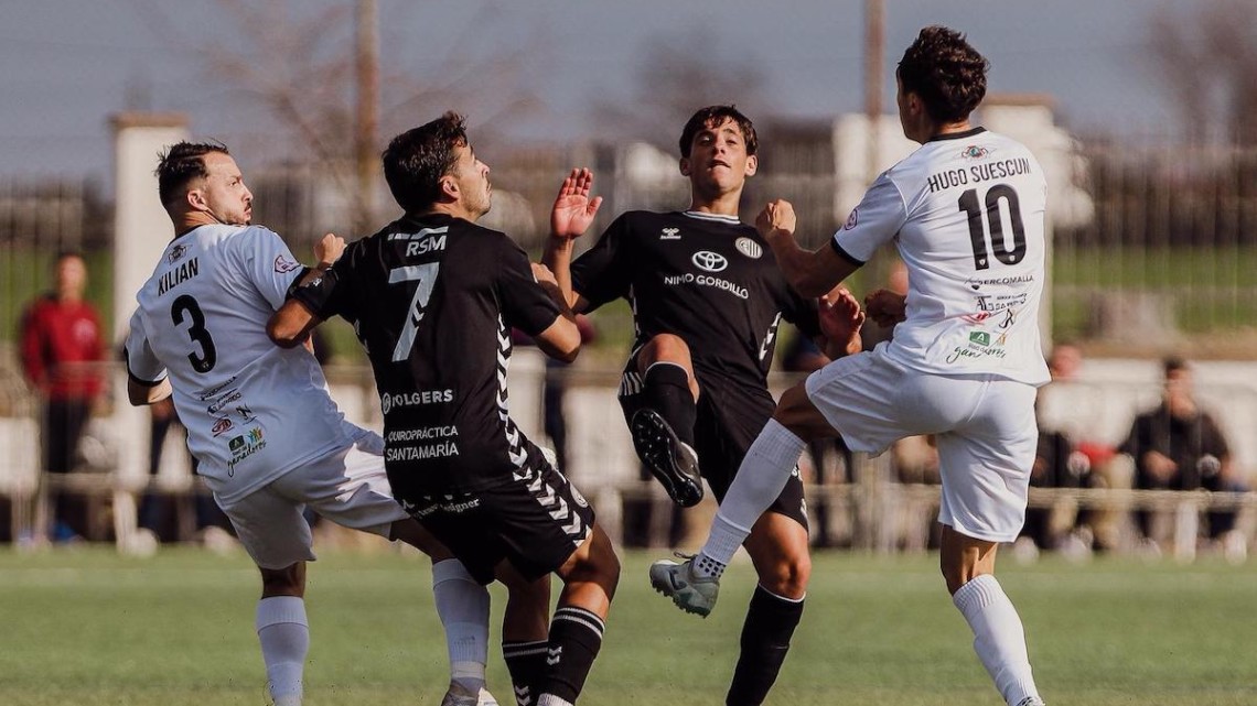 Una acción del partido. Foto: Twitter Atlético Central