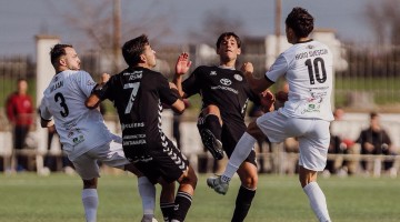 Una acción del partido. Foto: Twitter Atlético Central
