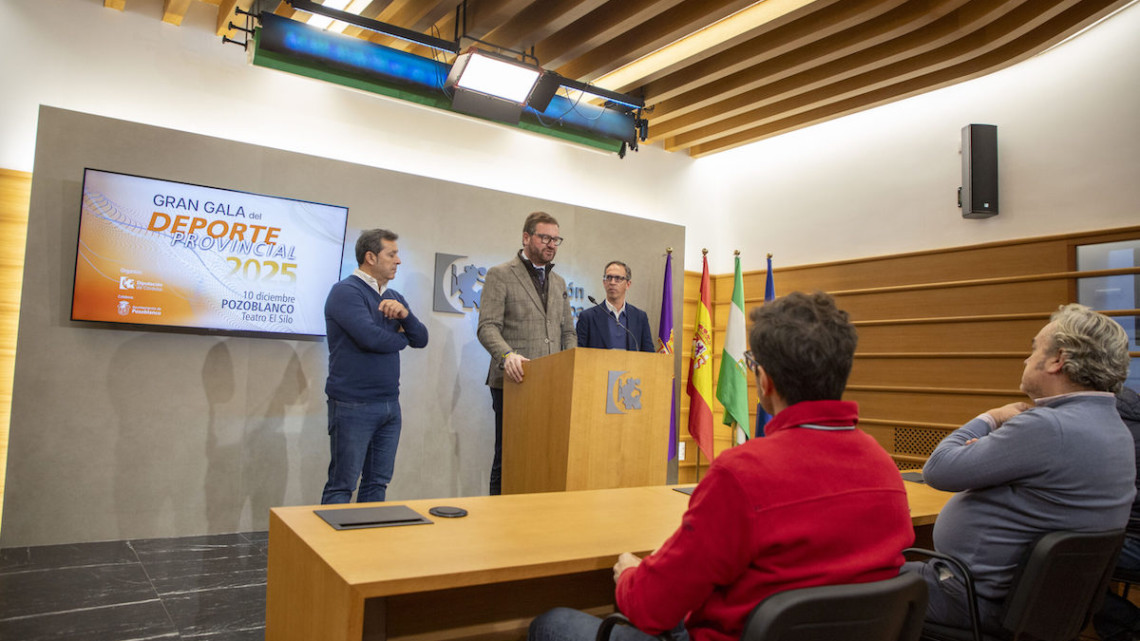 Presentación de la gala en la Diputación de Córdoba