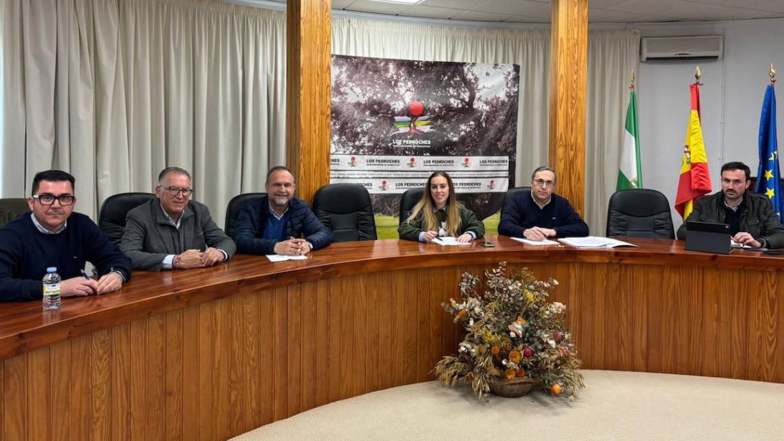 Primera Junta de Gobierno de la Mancomunidad con Celia Valverde como presidenta