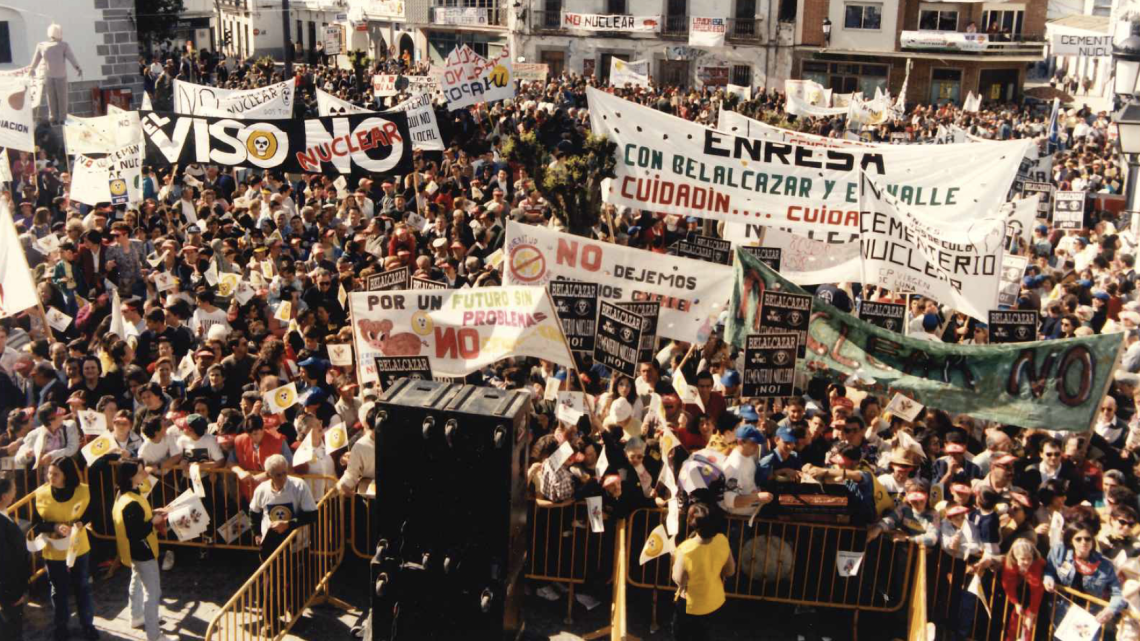 Manifestaciones en contra del cementerio nuclear en Los Pedroches