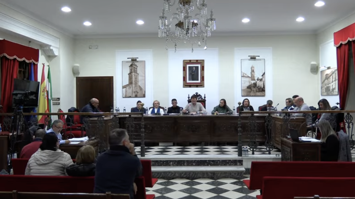 Pleno celebrado en el Ayuntamiento de Villanueva de Córdoba