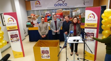 Momento del sorteo de ADECO