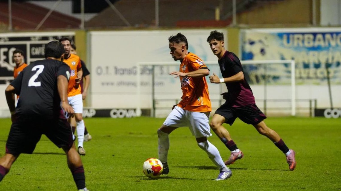 Abizanda en un partido del CD Pozoblanco