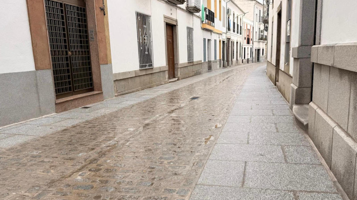 Uno de los tramos de la calle San Juan Bosco
