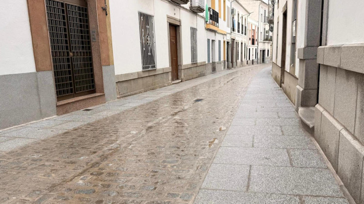 Uno de los tramos de la calle San Juan Bosco