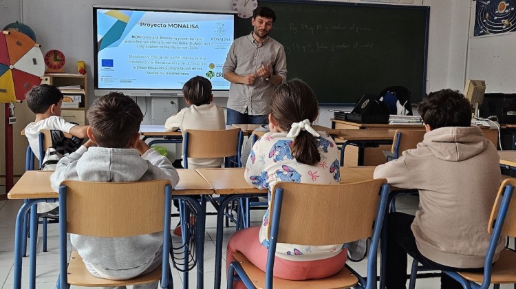 Una de las sesiones del proyecto MONALISA