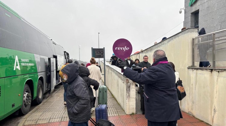 El plan alternativo para conectar Andalucía con Madrid ha tenido a la estación de Villanueva de Córdoba como epicentro