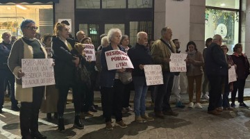 Protesta de la plataforma de mayores