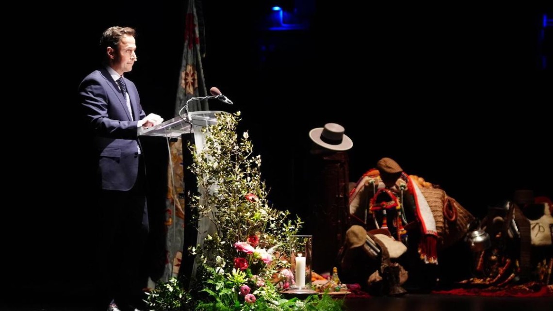 José Antonio Rísquez durante el pregón