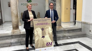 Marisa Sánchez y Santiago Cabello presentado la campaña por el 8M