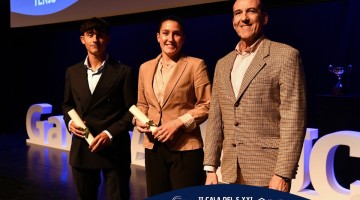 Alejandro López durante la gala