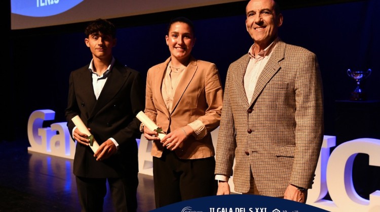 Alejandro López durante la gala