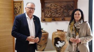 Juan Díaz con Rafi Crespín