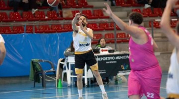 Pedro Blas García en un momento del partido