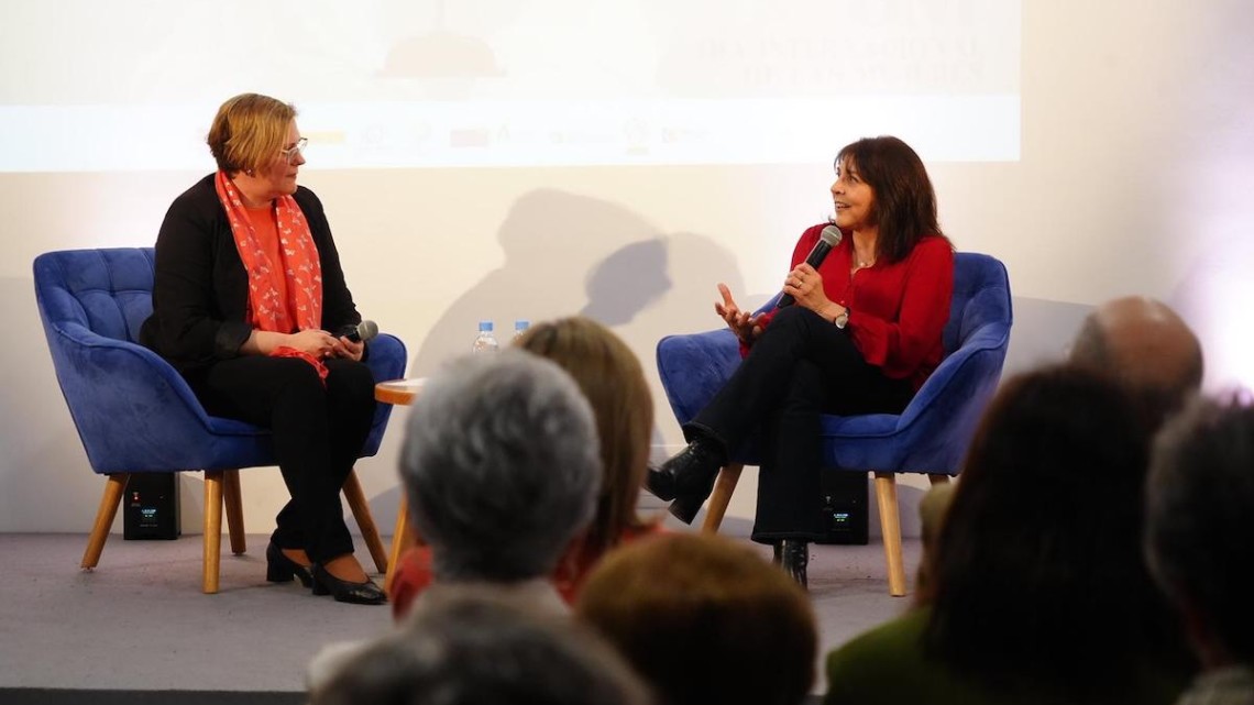 Eva María Gaitán junto a Marisa Sánchez