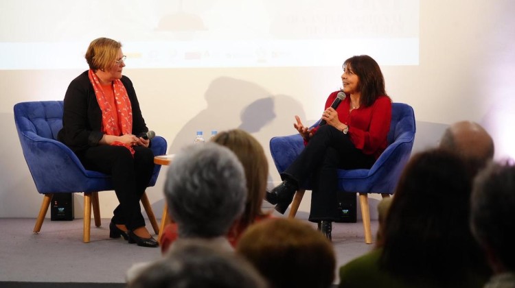 Eva María Gaitán junto a Marisa Sánchez