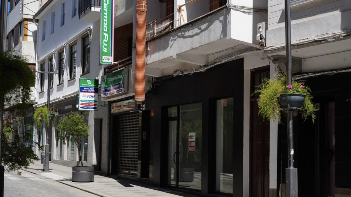 Lugar donde se encontraba el mítico establecimiento de la Gamba de Oro