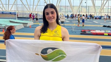 Lydia Estévez Fernández tras competir en el Nacional disputado en Sabadell