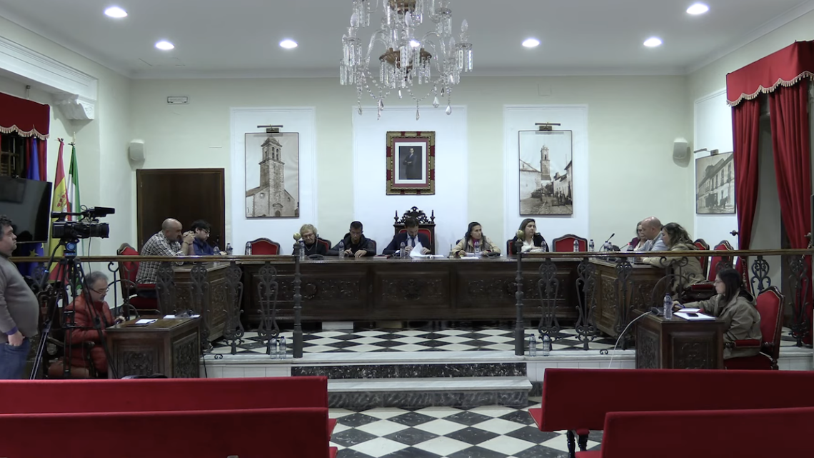 Pleno en el Ayuntamiento de Villanueva de Córdoba