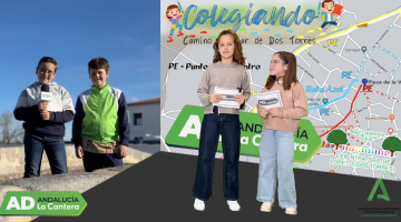 Imagen del reportaje realizado por el colegio de Dos Torres