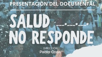 Cartel del documental Salud no responde