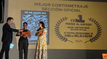 Ganadora del la edición de 2025. Foto: Festival de Cine Internacional de Belalcázar