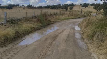 Estado del camino de Pozoblanco a Conquista. Foto: Memoria proyecto de actuación del camino