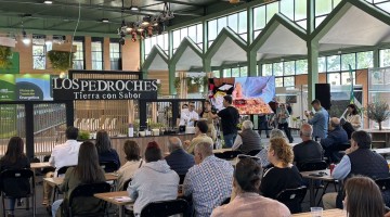 Uno de los showcooking de la feria agroganadera y agroalimentaria