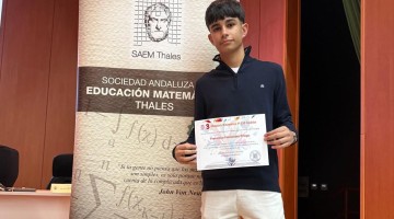 Francisco Fernández Priego, alumno del colegio La Inmaculada de Pozoblanco