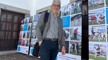 Rafa Sánchez Ruiz en la exposición