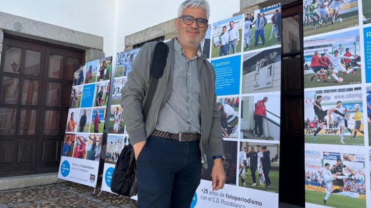 Rafa Sánchez Ruiz en la exposición