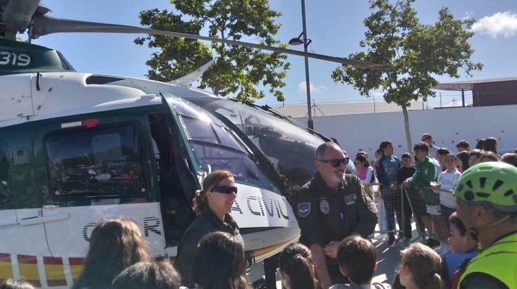 La Guardia Civil ha realizado una exhibición de medios en Pozoblanco