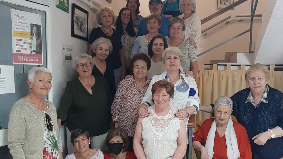 Voluntarias del programa que funciona desde diecisiete años en el Hospital Comarcal Valle de Los Pedroches