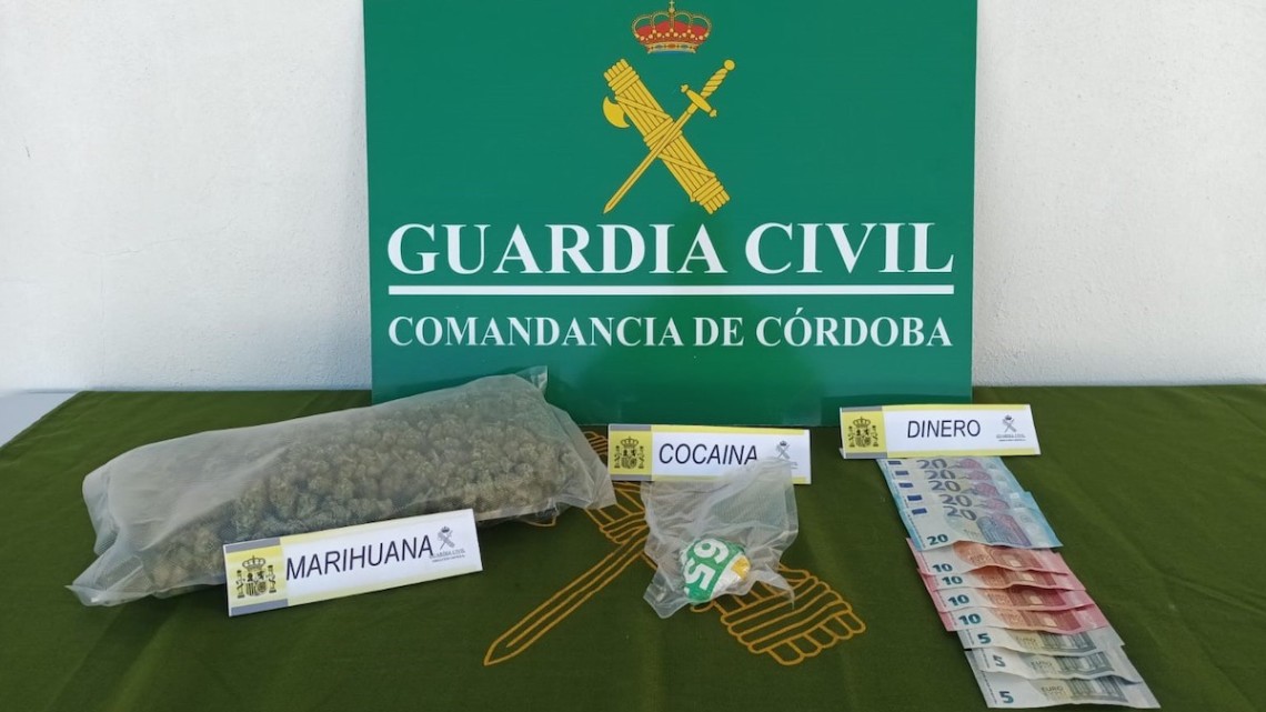 Droga interceptada en Villanueva de Córdoba
