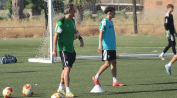 Gaspar Gálvez en un entrenamiento