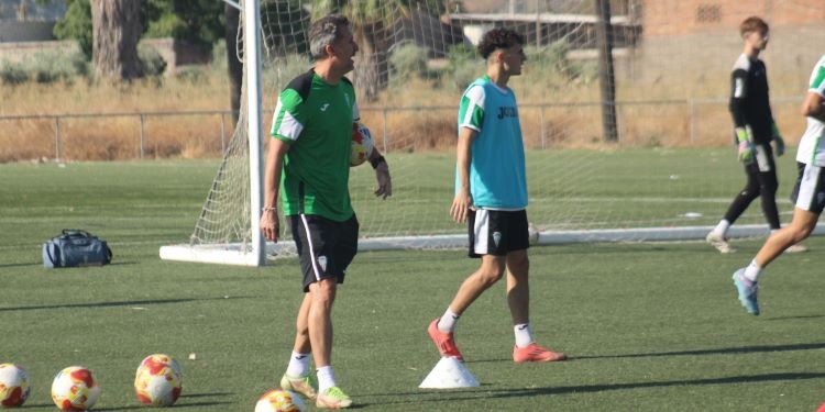 Gaspar Gálvez en un entrenamiento