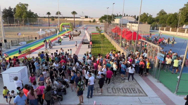 Inauguración de las instalaciones deportivas en Villanueva de Córdoba. Foto: Ayuntamiento Villanueva de Córdoba