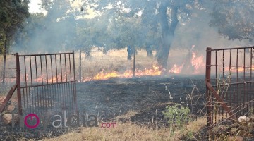 Incendio registrado en la tarde del martes