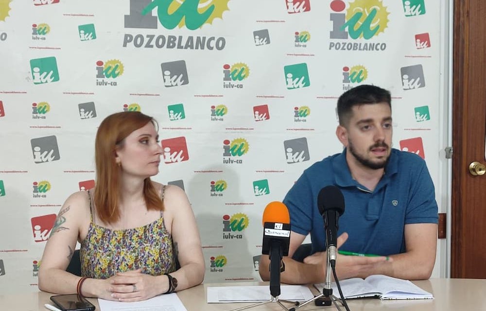 Natalia León y Emmanuel Vioque durante la rueda de prensa
