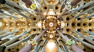 Interior de la Sagrada Familia