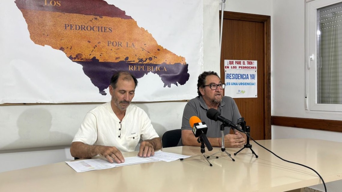 José María Fernández y Miguel Calero durante la rueda de prensa