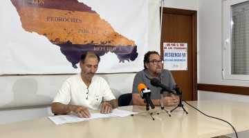 José María Fernández y Miguel Calero durante la rueda de prensa