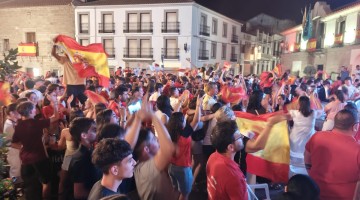 Celebración del Mundial en Villanueva de Córdoba