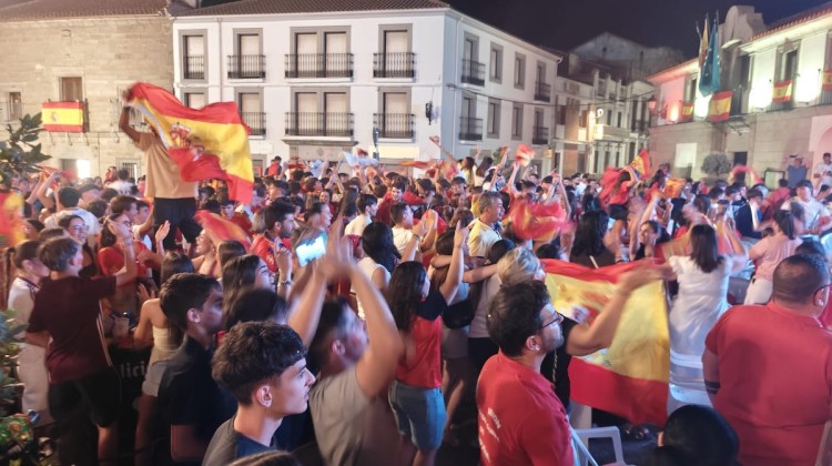 Celebración del Mundial en Villanueva de Córdoba
