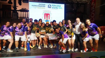 Los tres primeros equipos clasificados en el Gran Juego de la Oca