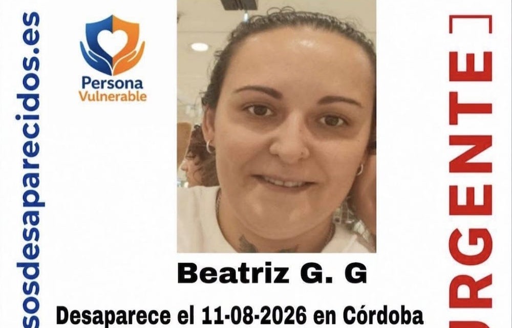 Mujer desaparecida en Córdoba